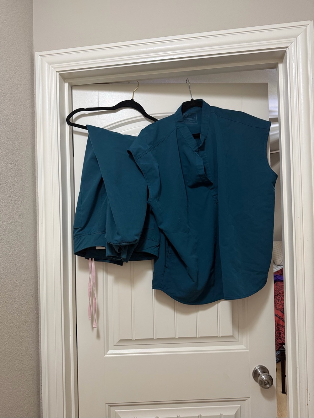 Figs Teal Women's V-Neck Scrub Top